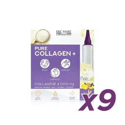 Full 3 month therapy of marine collagen for hair, nails, and skin (9 boxes)