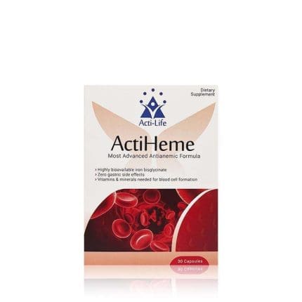 Actiheme for iron deficiency anemia