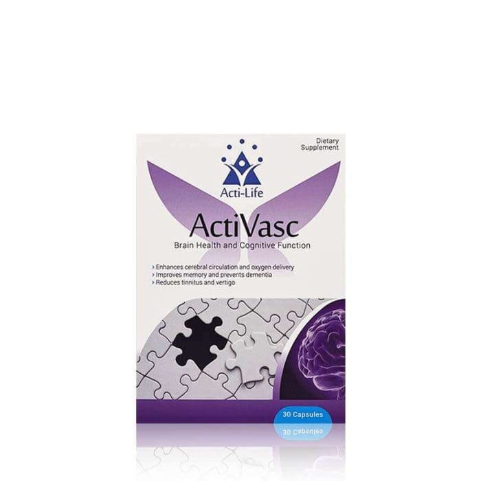 Activasc supplement for better memory and for vertigo