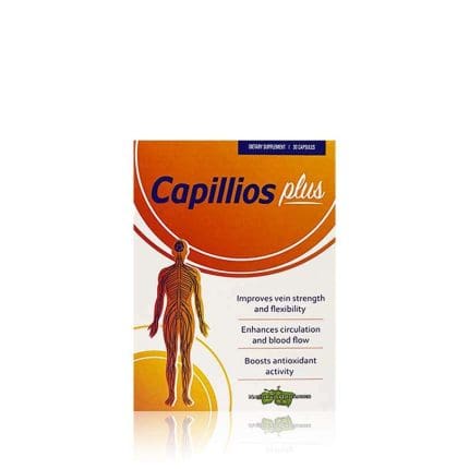 Capillios plus for varicose veins and hemorrhoids