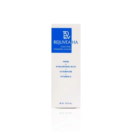 Rejuvea Essential Vitamins Serum with PDRN, Vitamin B5, Vitamin C, and Sonicated Hyaluronic Acid