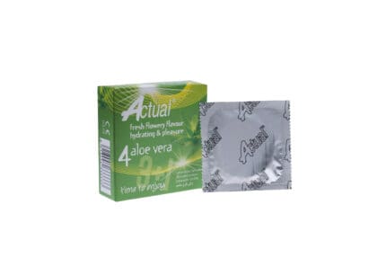 Actual Aloe vera condom 4 units