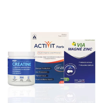 Creatine, magnesium, and multivitamin for gym, better performance and quality of life